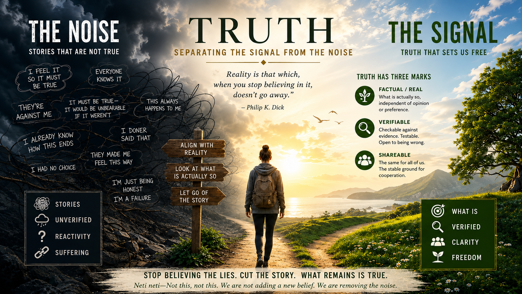 Truth: Separating the Signal from the Noise.